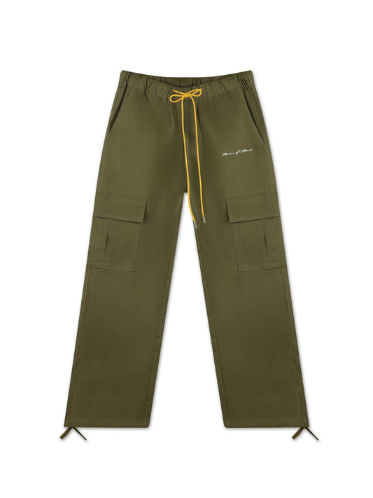Olive green cargo pants