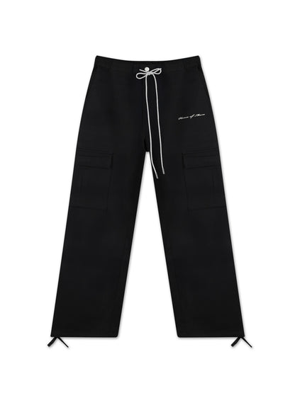 Black cargo pants