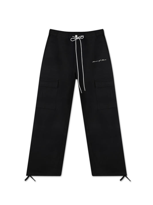 Black cargo pants